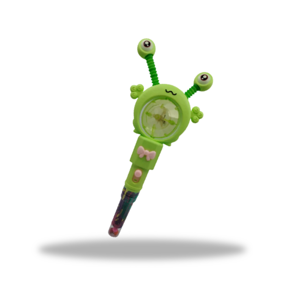 Juguete Frog Eye Light Tipo Verde con dulces