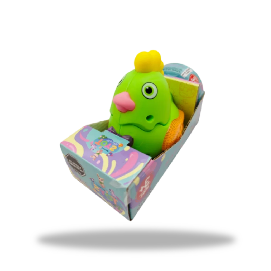 Juguete Gallinas Light Tipo Verde con dulces