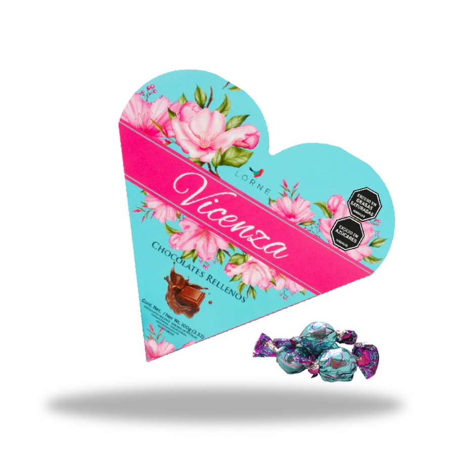 Estuche Vicenza con chocolates Modelo 3