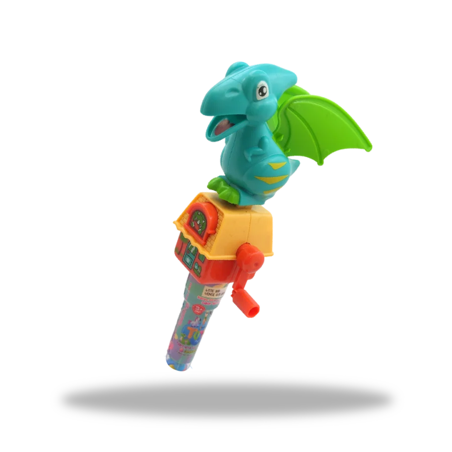 Juguete Hand Flying Dragon Tipo Azul con dulces