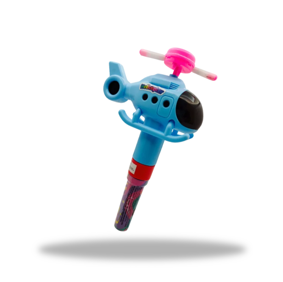 Juguete Helicopter Light Tipo Azul con dulces