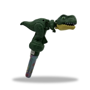 Juguete Press Dinosaur Tipo Verde con dulces