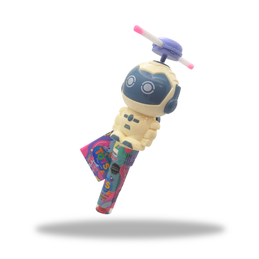 Juguete Robot Light Tipo Beige con dulces