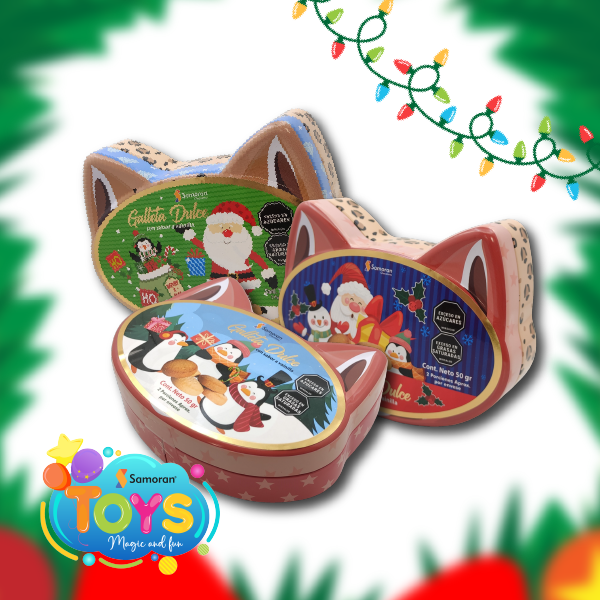 Estuche Galleta Dulce Navidad "Kitty" 🍪