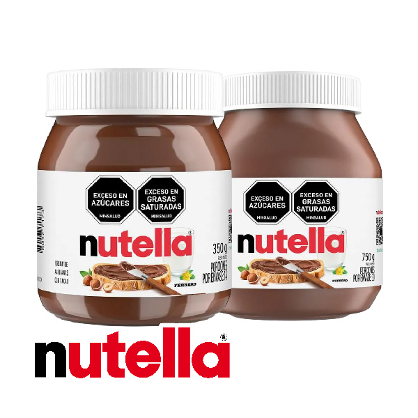 Crema de Avellanas Nutella (350g / 750g) 🍫